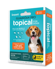 Load image into Gallery viewer, Sergeant&#39;s Guardian PRO Flea &amp; Tick Topical for Dogs 3 Count
