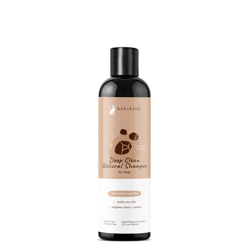 kin+kind Deep Clean Natural Dog Almond Vanilla Shampoo