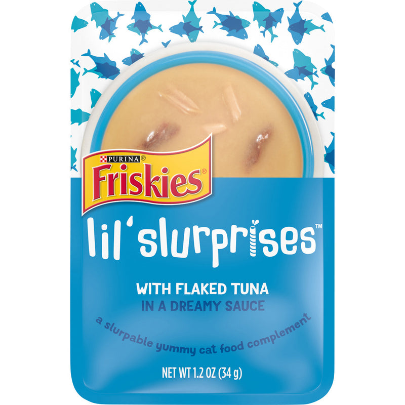 Friskies Lil Slurprises With Flaked Tuna Cat Food Compliment